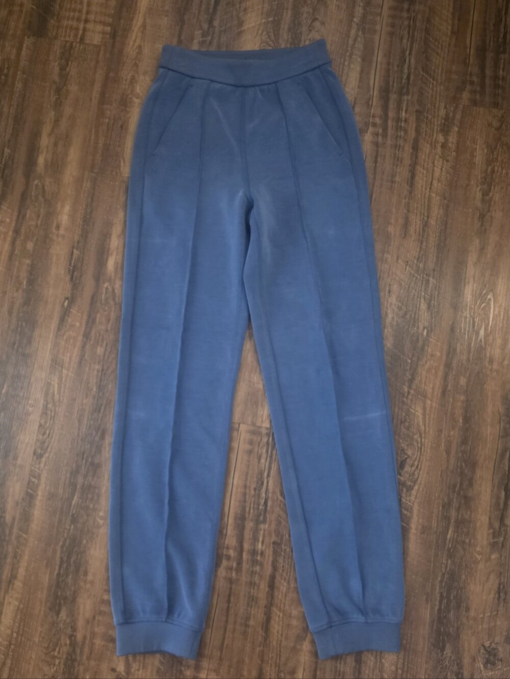 Lululemon XXXS Softstreme Classic-Fit High-Rise Jogger Pants Blue Twill 0